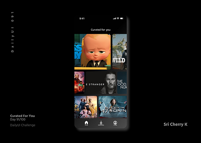 DailyUI 91 - Curated For You app curatedforyou dailyui dailyui91 design product design ui ux