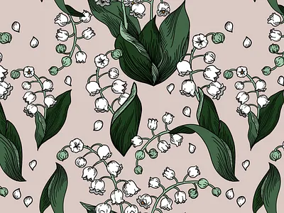 Snowdrops art design floral flowers illustration snowdrops