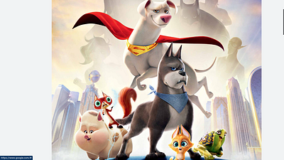 SUPER PETS 3d animation