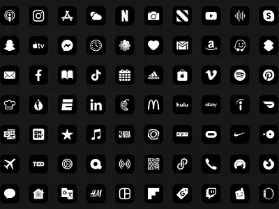 App Icons Pack for iOS 14 design graphic design illustration typography ui vector