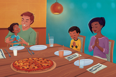 Learning How to Talk to God book design book illustration books childrens illustration digital art illustration