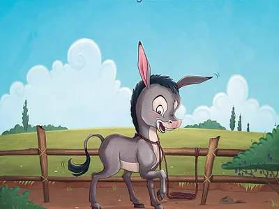 The Royal Donkey book design book illustration books childrens illustration concept art digital art illustration