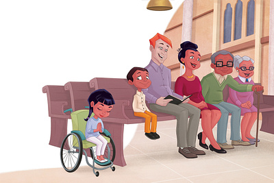 Learning How to Talk to God book design book illustration books childrens illustration digital art illustration