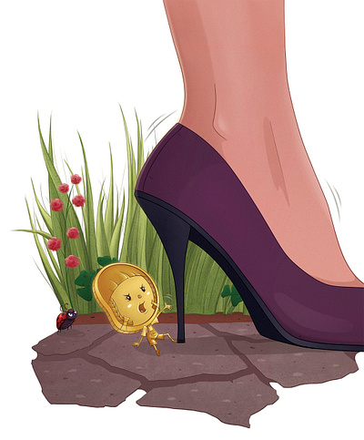 Tales of a Penny book design book illustration books childrens illustration digital art illustration