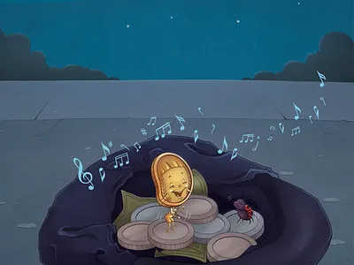 Tales of a Penny book design book illustration books childrens illustration digital art illustration