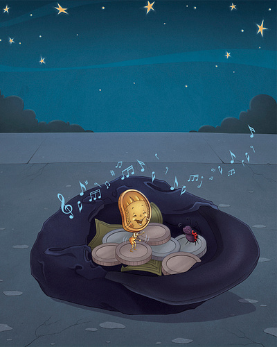 Tales of a Penny book design book illustration books childrens illustration digital art illustration