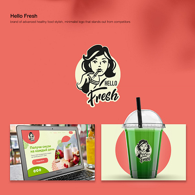 HelloFresh is an advanced healthy food brand. adobe adobe fresco art artist branding cover design design graphic design illustration logo sketch typography ux vector web