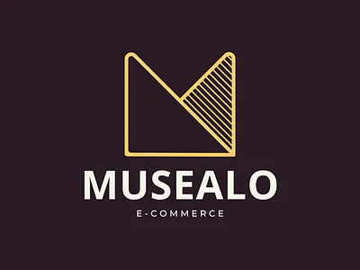 Musealo Logo Concept adobe branding concept concept logo design e commerce logo graphic design illuminators graphic logo logo concept musealo logo