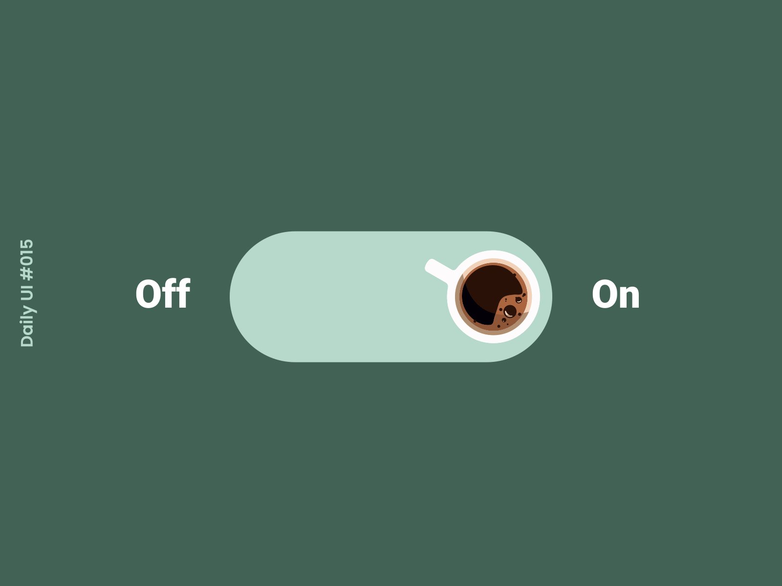 Daily UI #015: On/Off Switch animation design graphic design illustration motion graphics ui