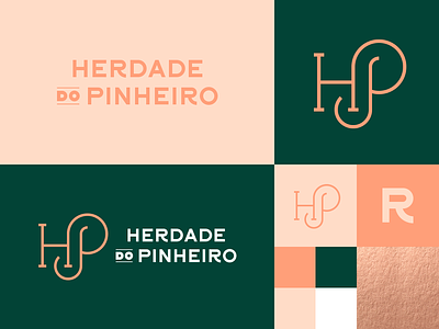 Herdade do Pinheiro, Brand Identity brand brand identity branding bruno silva brunosilva.design design graphic design herdade do pinheiro hp logo logotype portugal print symbol typography vector