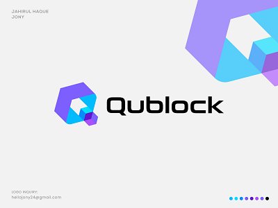 Letter Q Blockchain Logo abstract app logo best logo designer blockchain logo brand guideline brand identity branding crypto logo graphic design letter q logo logo logo design logo designer minimalist logo modern logo popular dribbble shots q logo ui ux web logo