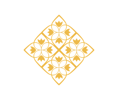 Golden floral pattern branding design graphic design illustration vector