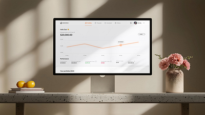 Responsive Design - Investment Management Web App