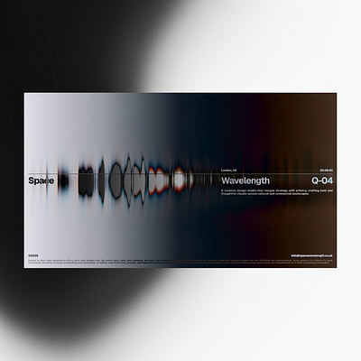 Space Wavelength Q-04 bold design clean design experimental design layout design minimal design minimalism minimalist design typographic design