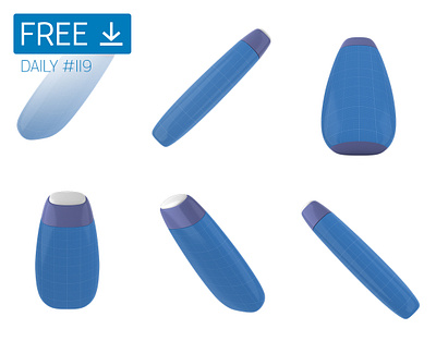 Lotion Bottle - Daily Free Mockup #119 business download free free download freebie mockup psd shampoo tube
