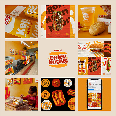 Color Pallete for Banh mi Chieu Huong brand brandingdesign brobrand bromadeit design illustration logo logos madebybro ui