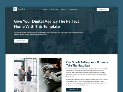 DigitSite - Multipurpose Website Template digital agency html template htmlcss marketing agency ui design web design web development website website template