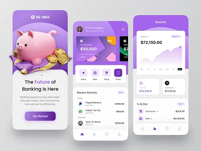 Mobile Banking App Deisgn
