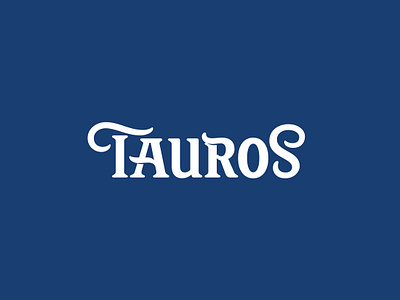 Tauros Meats Logotype agriculture logo branding design font font logo logo logotype type type design visual identity wordmark