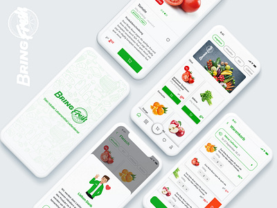 BringFresh fresh koln mockup online shop ui