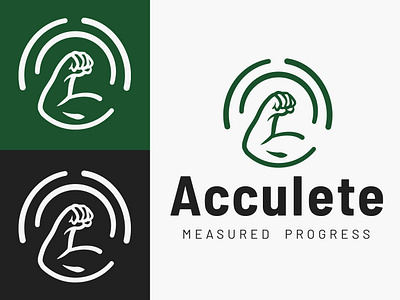 Acculete Fitness • Logo branding fitness graphic design health logo logodesign