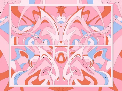 Lush abstract abstract art abstract illustration color color palette color pick color scheme colorful forms grid illustrator shapes symbols vector vector art vectorart vectors vibrant colors waves