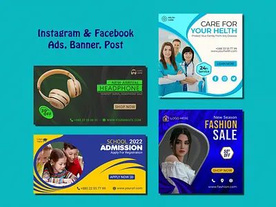 Facebook & Instagram Banner, Ads, Post design facebook ads facebook ads banner facebook advertising facebook banner facebook post facebook post design facebookads fb ads fb post graphic design graphic designer insta post instagram ads instagram advertising instagram banner instagram post post instagram social media ads social media banner social media post