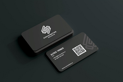 Concretize Business Card branding business design illustration logo mockup vector