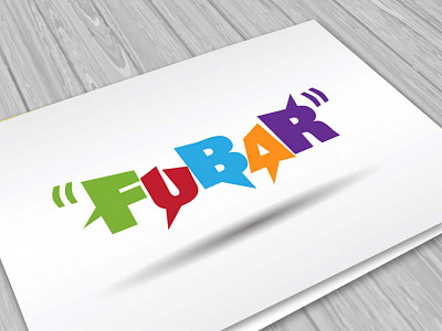 FUBAR Social Network Logo Design branding design flyer graphic design illustration logo logodesign social socialnetworklogo typoghraphy typography vector