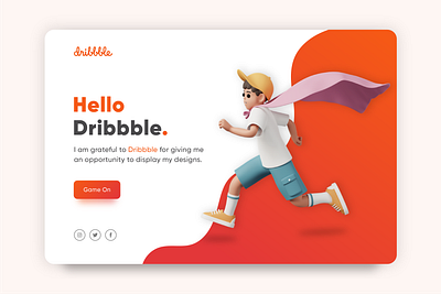 Hello Dribbble! app ui dashboard ui desktop ui desktop ui design game ui gui hero section landing page landing page design ui ui design user experience user interface user research ux ux design web ui web ui design webpage design website design