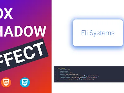 BOX SHADOW CSS / effects div design graphic design illustration typography ux vector