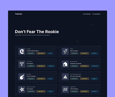 TheRookie design figma graphic design job ui ux