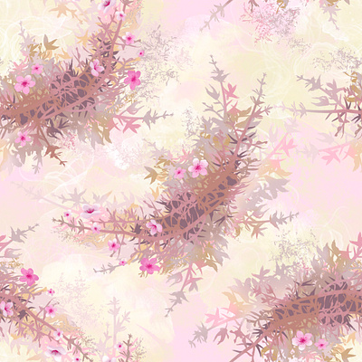 Tanderness Pattern artistic design floristic flower graphic illustration pattern seamlesspattern textile wallpaper wrappingpaper