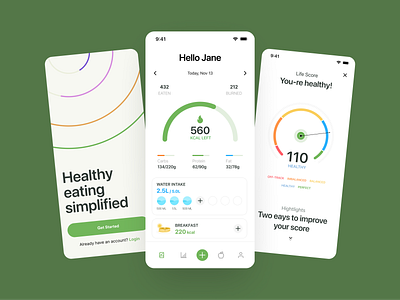 App Healthy Eating concept app design creative design design illustration logo ui uidesign uiux uiuxdesign webdesign
