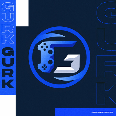 Gurk aggressive branding cool esports gaming logo graphic design illustration logo