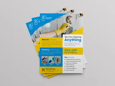 Cleaning Service Flyer agency cleaning flyer poster