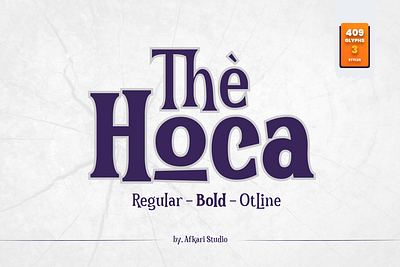 The Hoca – Display Serif Font elegant