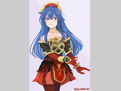 Lilina (Fire Emblem) digital painting fanart fire emblem illustration video games
