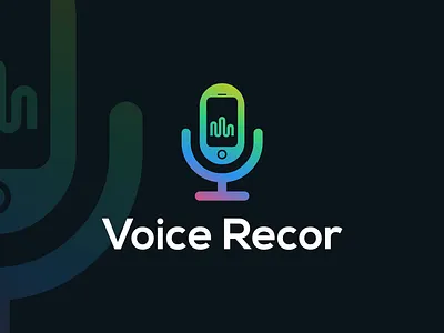 Voice Record Logo a b c d e f g h i j k l m n brand identity branding gradient illustration logo logomark logotype modern logo modern record logo music logo o p q r s t u v w x y z typography vector voice logo voice record web design