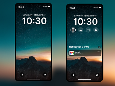 iPhone 13 Lockscreen UI Design Concept ✨ app design design uiux figma ios16 iosdesign ioslockscreen iosui iphone iphone13 iphoneui lockscreen typography ui update ux