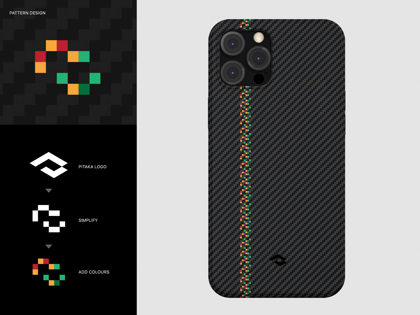 [REBOUND] PITAKA Playoff: Design a Seamless Pattern case design design fabric fiber case fusion weaving gif graphic design illustrator mockup pattern pattern art pattern design photoshop pitaka playoff seamless showcase simplify weave weave design