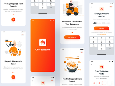 Food Delivery Application app best delivery design food homemade ui ux
