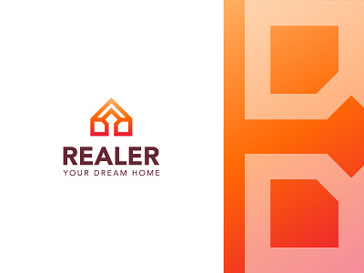 Real Estate Logo | Realer Minimalist Logo Design branding branding design building building logo construction logo home logo house logo logo logo design logo design branding logodesign logos minimalist minimalist logo modern logo property logo real estate real estate branding real estate logo realty logo