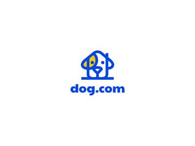 Dog.com logo concept brand branding design graphic graphic design illustration logo ui ux vector