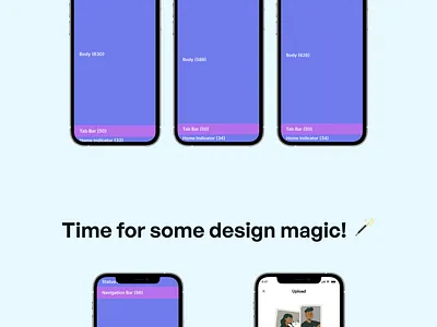 Content Blocks app design design mobile design ui ux