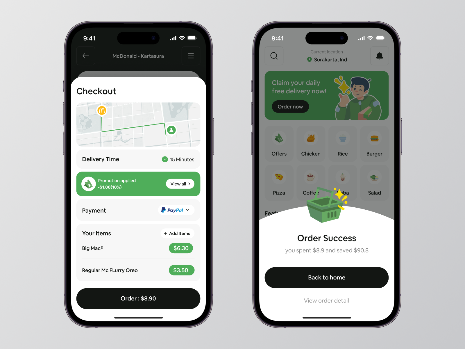 Delivery Mobile App Design By Happy Tri Milliarta For Odama On Dribbble