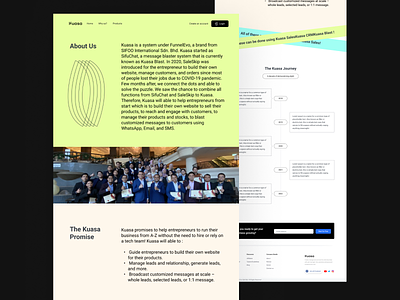 KUASA CRM,SAAS | about us about page about us blast clean crm design kusasa malaysiya market marketing minimal saas sales salim tech ui uiux ux web web design