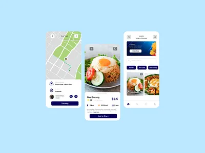 Cube - Food Delivery App Design app branding design graphic design illustration logo typography ui ux vector