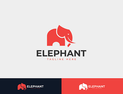 Elephant Logo abstract animal big logo brand design branding cute design elephant elephant logo elephant mark funny graphic design icon logo logo design minimal wild wild logo wildlife zoo