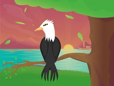 Indie Birds birds illustration landscape vector